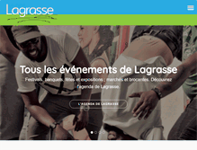 Tablet Screenshot of lagrasse.com